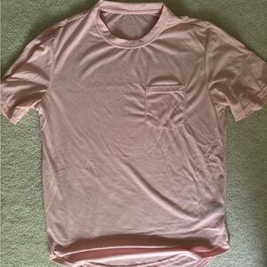 Men’s Medium Drop Cut Pink SHEIN Tee